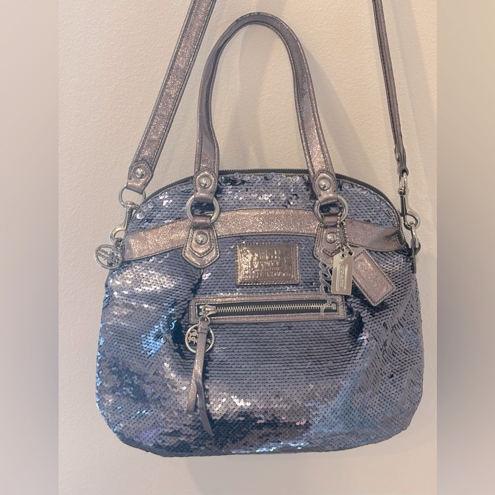 Coach Poppy Spotlight LE Sequin Shoulder/Crossbody